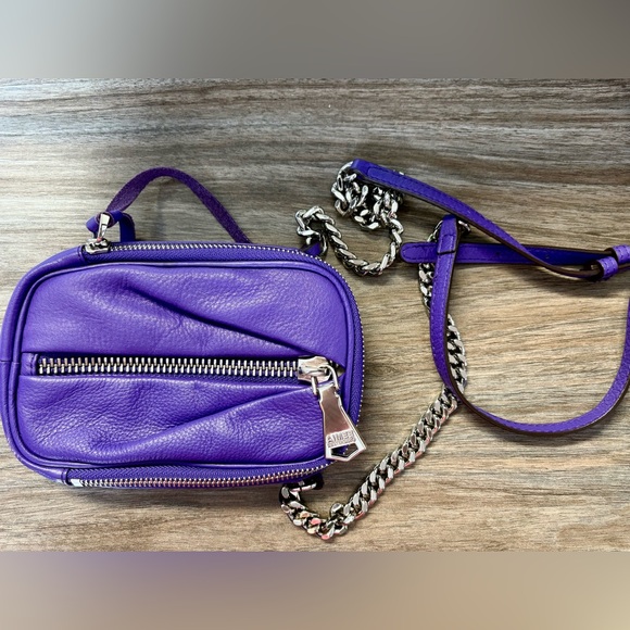 Aimee Kestenberg Handbags - Aimee Kestenberg Purple Crossbody Bag with Chain Strap
